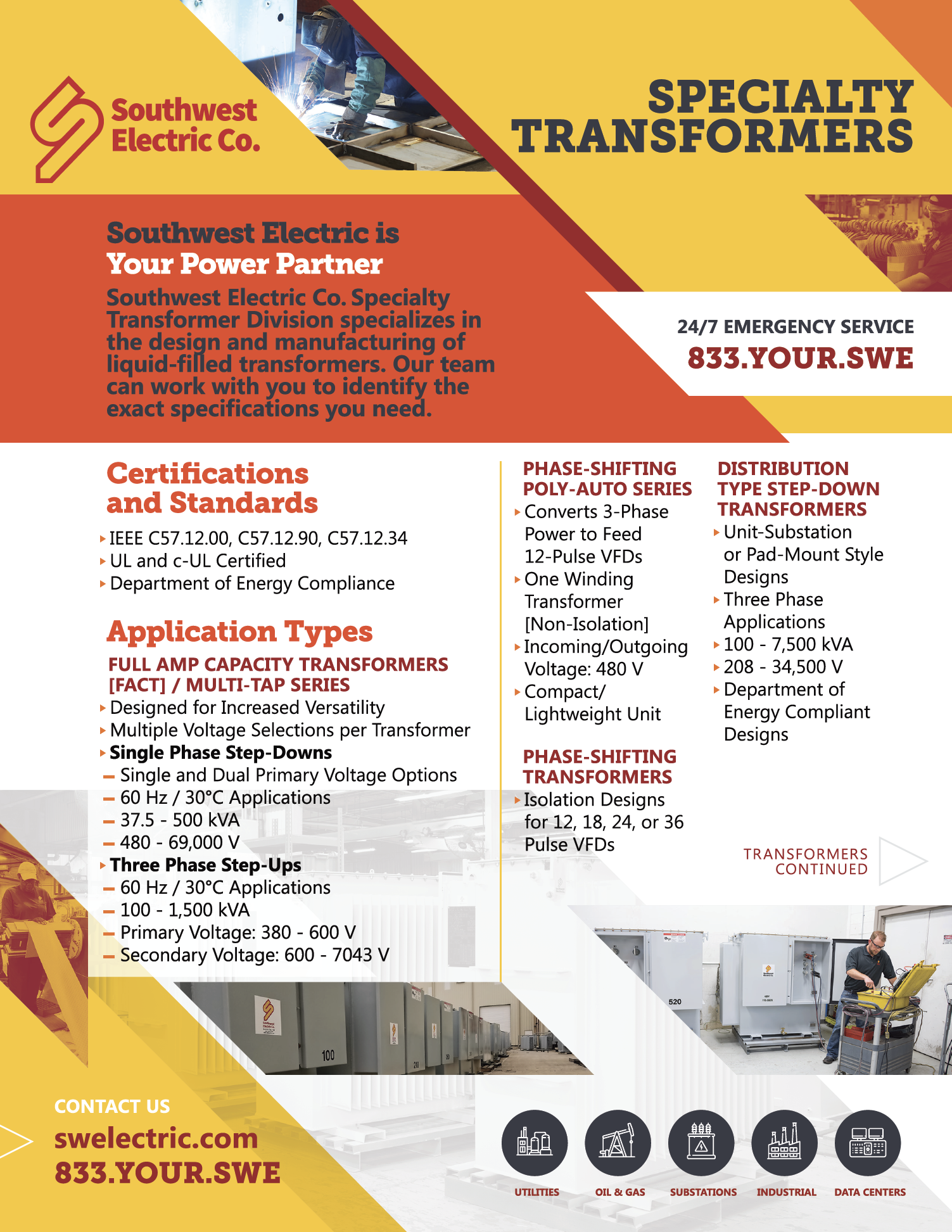 Transformers Manufacturing & Service Southwest Electric Co.