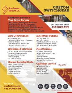 Switchgear Product & Services Handout